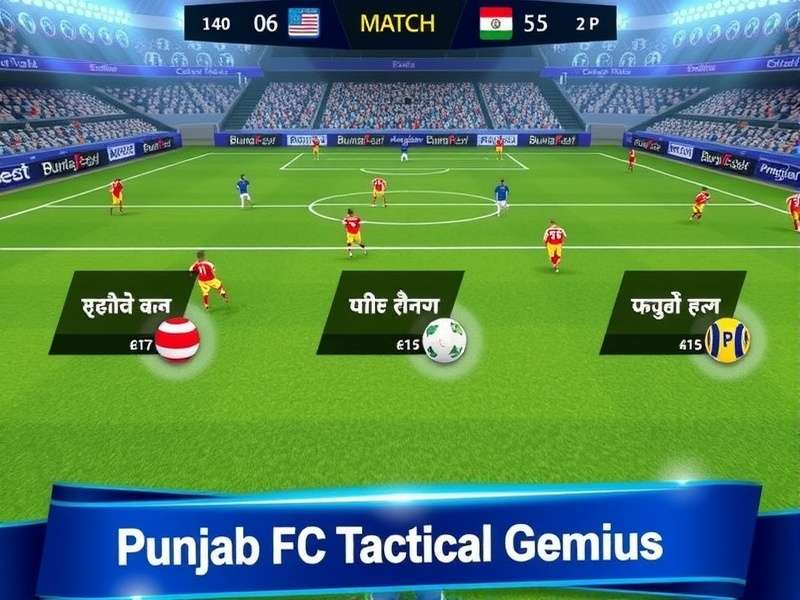 Punjab FC Tactical Genius Match Gameplay